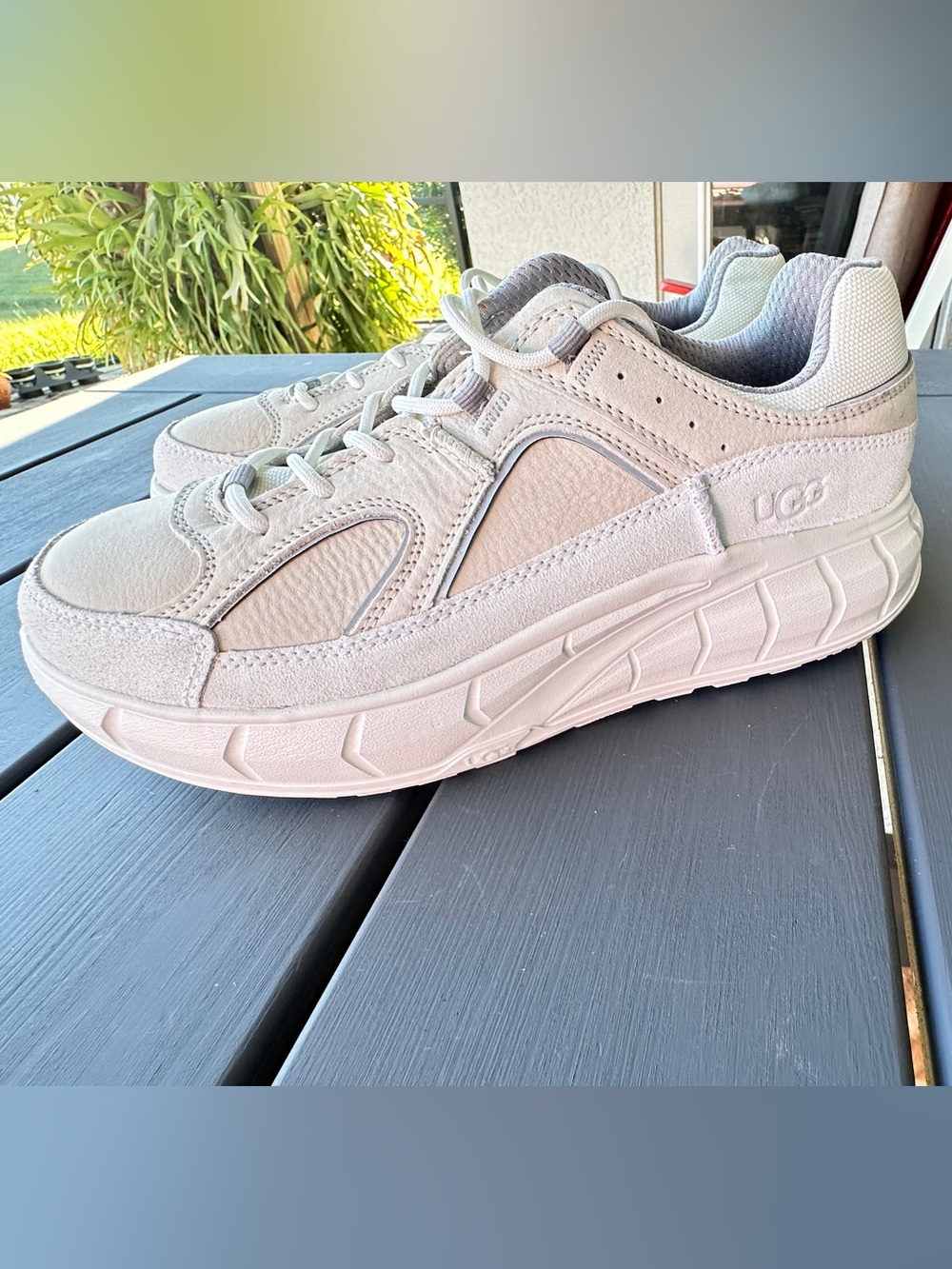 UGG Men's Westsider Low Weather Sneakers 1119820 Whitecap Silt Size 10